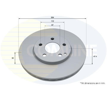 Brzdový kotúč COMLINE ADC1683V
