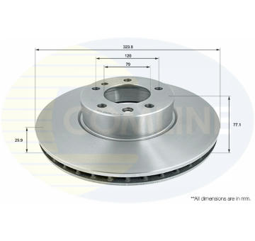 Brzdový kotúč COMLINE ADC1772V