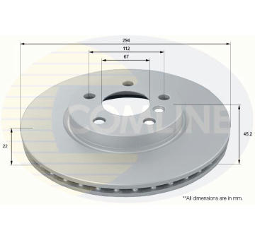 Brzdový kotúč COMLINE ADC1792V