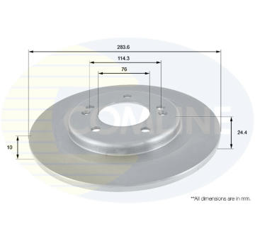 Brzdový kotúč COMLINE ADC2410