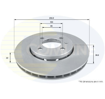 Brzdový kotúč COMLINE ADC2600V