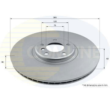 Brzdový kotúč COMLINE ADC2878VR