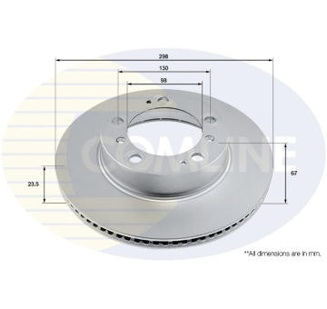 Brzdový kotúč COMLINE ADC2896V
