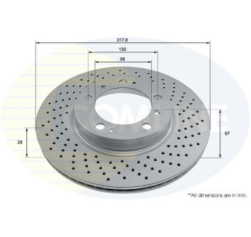 Brzdový kotúč COMLINE ADC2899VR