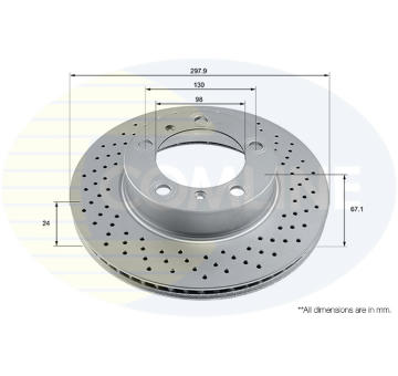 Brzdový kotúč COMLINE ADC2911VR