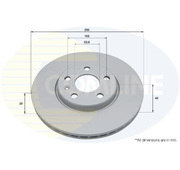 Brzdový kotúč COMLINE ADC2916V