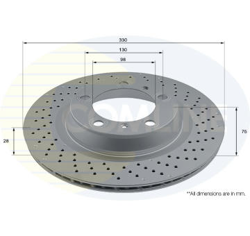 Brzdový kotúč COMLINE ADC2935VR