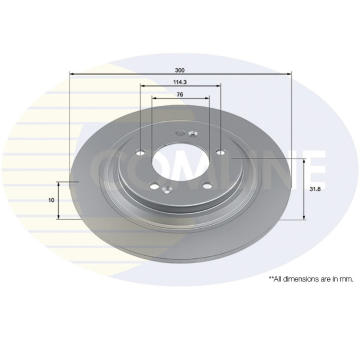 Brzdový kotúč COMLINE ADC4058