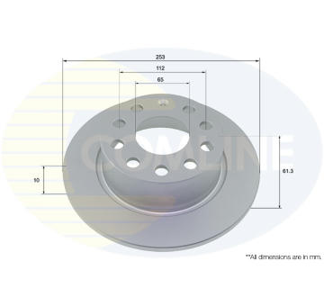 Brzdový kotúč COMLINE ADC4068