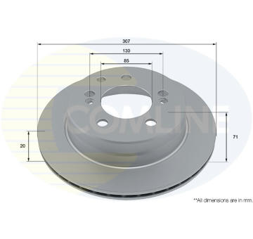 Brzdový kotúč COMLINE ADC4094V