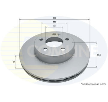 Brzdový kotúč COMLINE ADC5002V
