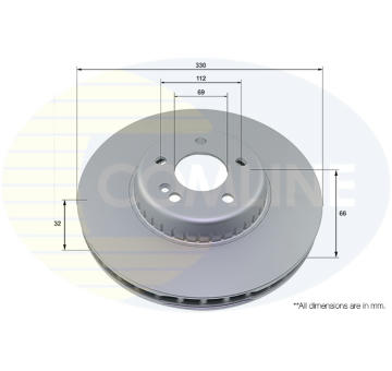Brzdový kotúč COMLINE ADC5022V
