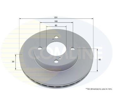 Brzdový kotúč COMLINE ADC5039V