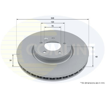 Brzdový kotúč COMLINE ADC5046V