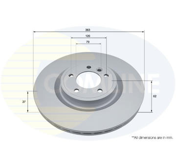 Brzdový kotúč COMLINE ADC5047V