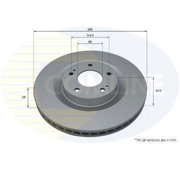 Brzdový kotúč COMLINE ADC5051V