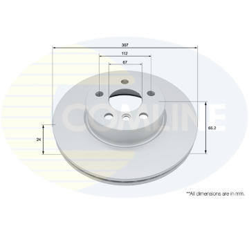 Brzdový kotúč COMLINE ADC5053V