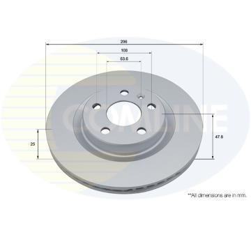 Brzdový kotúč COMLINE ADC5061V