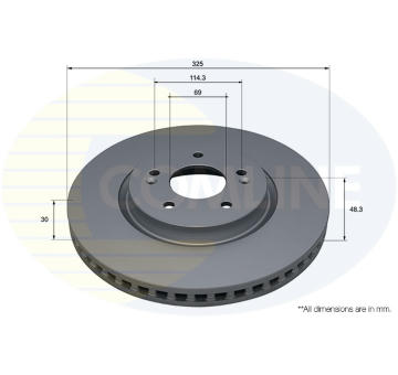 Brzdový kotúč COMLINE ADC5203V