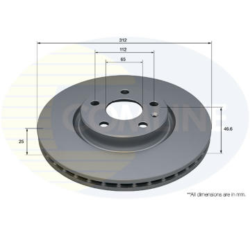 Brzdový kotúč COMLINE ADC5206V