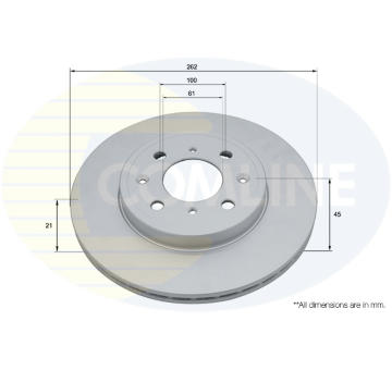 Brzdový kotúč COMLINE ADC5230V