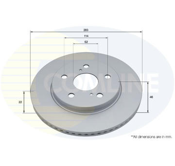 Brzdový kotúč COMLINE ADC5231V