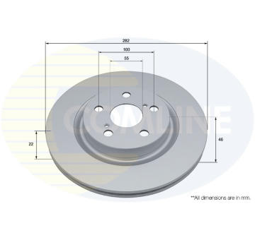 Brzdový kotúč COMLINE ADC5234V