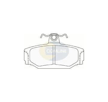 Sada brzdových platničiek kotúčovej brzdy COMLINE CBP0725