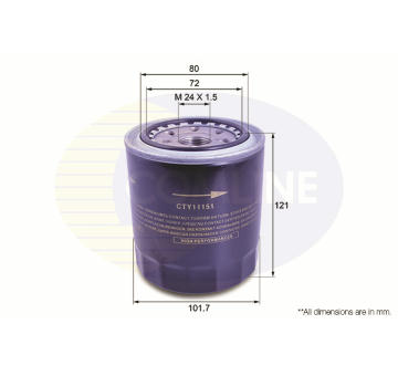 Olejový filter COMLINE CTY11151