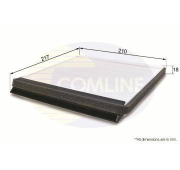 Filter vnútorného priestoru COMLINE EKF136