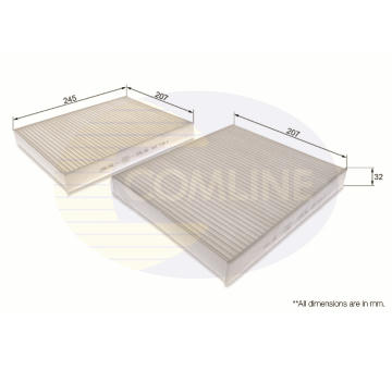 Filter vnútorného priestoru COMLINE EKF320