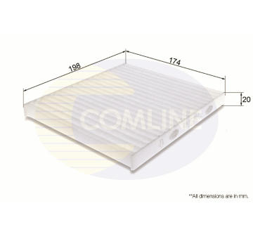 Filter vnútorného priestoru COMLINE EKF381