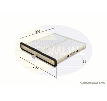 Filter vnútorného priestoru COMLINE EKF385