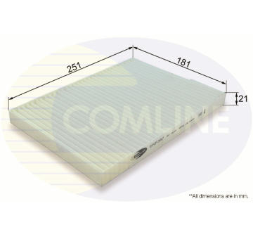 Filter vnútorného priestoru COMLINE EKF387