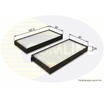 Filter vnútorného priestoru COMLINE EKF396-2