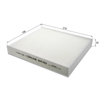 Filter vnútorného priestoru COMLINE EKF422