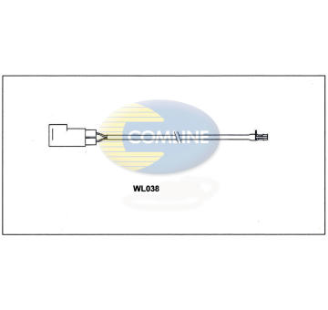 Výstrażný kontakt opotrebenia brzdového oblożenia COMLINE WL038
