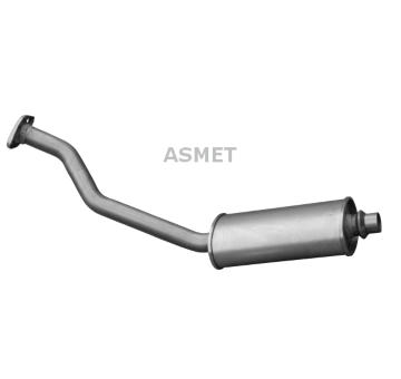 Predni tlumic vyfuku ASMET 09.097
