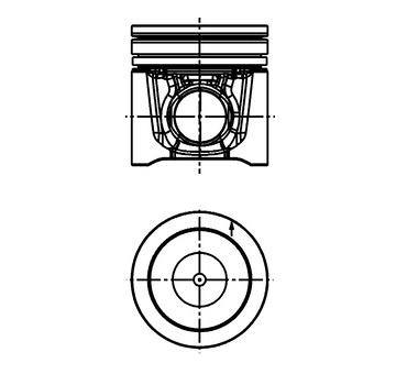 Píst KOLBENSCHMIDT 40040600