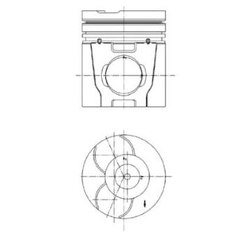 Píst KOLBENSCHMIDT 40051600