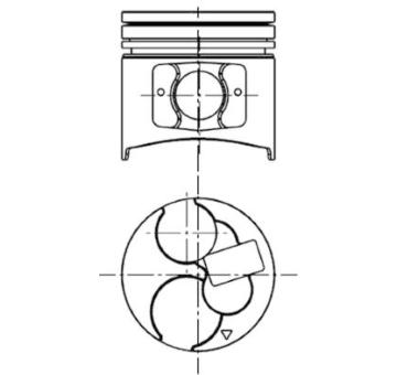 Píst KOLBENSCHMIDT 40069600