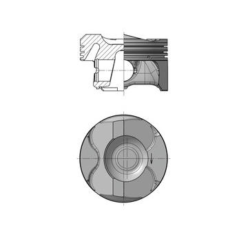 Píst KOLBENSCHMIDT 40089600