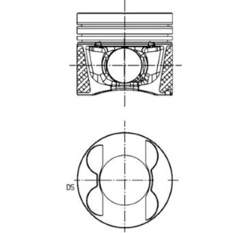 Píst KOLBENSCHMIDT 40095630