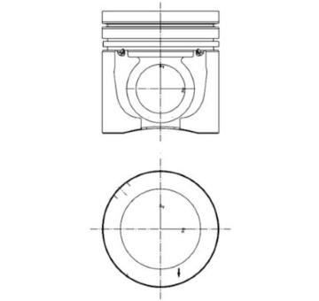 Píst KOLBENSCHMIDT 40100600