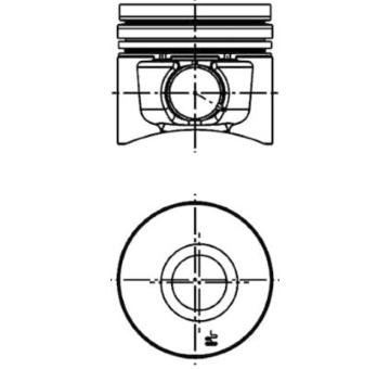 Píst KOLBENSCHMIDT 40101600