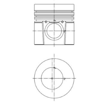 Píst KOLBENSCHMIDT 40155600