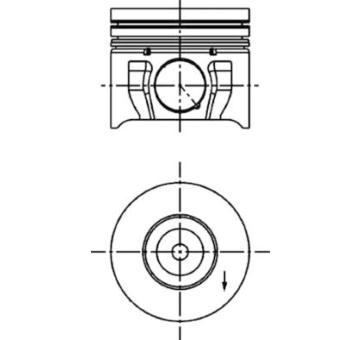 Píst KOLBENSCHMIDT 40174600