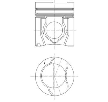 Píst KOLBENSCHMIDT 40182600