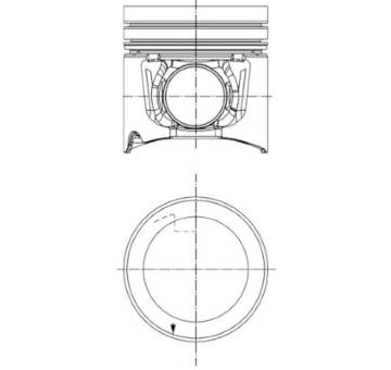 Píst KOLBENSCHMIDT 40264600