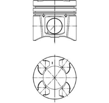 Píst KOLBENSCHMIDT 40271620